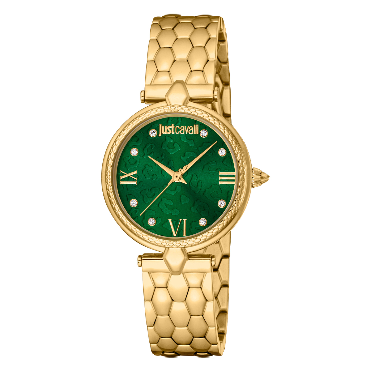 MONTRE JUST CAVALI FEMME SIMPLE ACIER